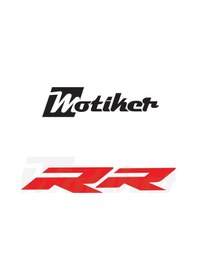 Resim Rks Srk 125r Rr Yazı Tasarımı Sticker Etiket Modeli 