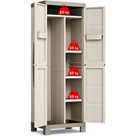 Resim Keter Plastik Dolap,bahçe Dolabı,balkon Dolabı,2 Kapılı Dolap 