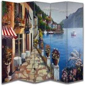 Resim Manzara Temalı Özel Tasarım Paravan Room Divider PRV1090, 180 x 180 