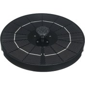 Resim Yifomall Güneş Enerjili 5 Led Işıklı 6 Nozullu 2200mah Pil İle Bahçe Ve Kuş Banyosu İçin Su Çeşmesi 