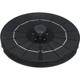 Resim Yifomall Güneş Enerjili 5 Led Işıklı 6 Nozullu 2200mah Pil İle Bahçe Ve Kuş Banyosu İçin Su Çeşmesi 