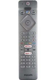 Resim Philips Uyumlu 58PUS7304/12 Mikrofonlu Kumanda-Gri 