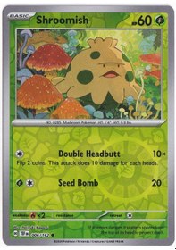 Resim Shroomish Reverse Holo 006/162 - Temporal Forces - Pokemon Kartı Mint 