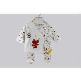 Resim Desenli 5li Set Sarı 