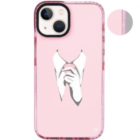 Resim iPhone 13 Kravat Telefon Kılıfı 