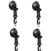 Resim Spibicyy 4 Adet Ağır Vantuz D Halkalı 360° Dönen Kamp Vantuz Kanca Araba Vantuz Çapa Tente-Yeşil (Yurt Dışından) 