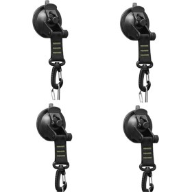 Resim Spibicyy 4 Adet Ağır Vantuz D Halkalı 360° Dönen Kamp Vantuz Kanca Araba Vantuz Çapa Tente-Yeşil (Yurt Dışından) 