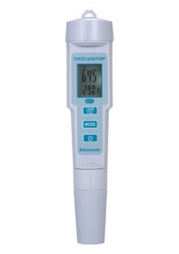 Resim Neevoyu Su Kalitesi Test Cihazı Ph/ec/tds/sıcaklık Ölçer Ip55 Su Geçirmez Otomatik Kapatma Işıklı Ekran Beyaz Ph-686 Pil Yok 