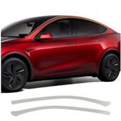 Resim Xuweiwei Tesla Model Y Juniper 2025 İçin 2pcs Pillars Gloss Clear Ppf Oto Vinyl Kaplama 8.5mil Çizilme Koruyucu 