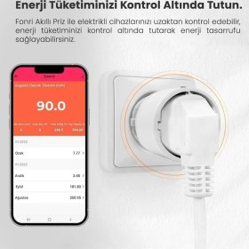 Resim Fonri Wi-Fi Akıllı Priz NAS-WR01W6 Akıllı Priz Akım Korumasız 