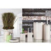 Resim Primanova Lenox Banyo Aksesuar Seti Bej 5 Parça Bej 