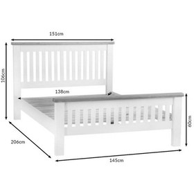 Resim Masifart_Mobilya Masifart Libra Çift Kişilik Karyola 