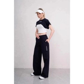 Resim Ponçik Kadın Crop Eşofman Takımı 3lü Takım Spor Comfort 25074 
