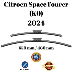 Resim Citroen Spacetourer K0 2024 Uyumlu Ön Cam Silecek Süpürgesi Takımı 650/480mm Silbak Sb2619d 