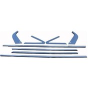 Resim Honda Civic Uyumlu Cam Çıtası 12 Parça 2012-2016 Paslanmaz Krom 