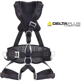 Resim Delta Plus Puma HAR25 Bel Destekli Paraşüt Tipi Emniyet Kemeri Siyah 