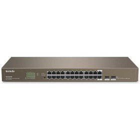 Resim TENDA TEG1024F 24PORT 2SFP 10/100/1000 GIGABIT SWITCH 