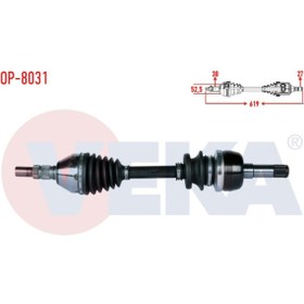 Resim Veka-Op8031 Komple Aks Sol-Sag On Opel Insignia 2.0 Cdti (A20Dth) 515302343 