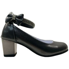 Resim Tuğba Ortopedi 759 Kız Çocuk Topuklu Abiye Ayakkab Platin 