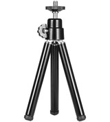 Resim Reedark Kompakt Siyah Alüminyum Tripod - 20cm Uzunluk, 49.2g Hafif 