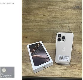 Resim Apple iPhone 16 Pro Max İkinci El YD | 512 GB | Çöl Titanyum 