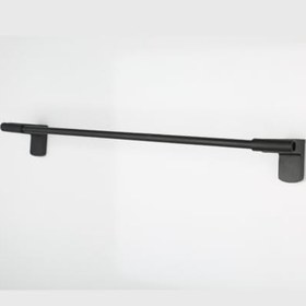 Resim Alper Banyo F1 Model Uzun Havluluk 40 cm - Pütürlü Mat Siyah Paslanmaz Çelik Duvara Monte Banyo Havlu Askısı (5 Yıl Garantili) 