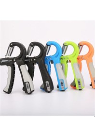 Resim Sertlik Ayarlanabilir 5-60kg Direnç Sayaçlı El Egzersiz Yayı Kırmızı 001 