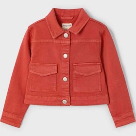 Resim MAYORAL Kız Çocuk Twill Ceket 4-8 Yaş Kiremit 