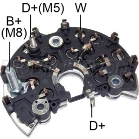 Resim DİYOT TABLASI BOSCH TİPİ 120 A 122 MM M5/M8 SOL MERCEDES 