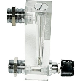 Resim MEOFLOW Debimetre - Lzm Gaz 3-30 L/dk- Ayar Vanalı -debi Ölçer - Şamandıralı 