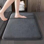 Resim 1 adet Banyo Matı, Emici ve Hızlı Kuruyan Mutfak Zemin Halısı, Kaymaz ve Süper Yumuşak Giriş Kapısı Zemin Halısı, Banyo Yatak Odası Mutfak Oturma Odası için, İdeal Banyo Malzemeleri, Ev Dekorasyonu 