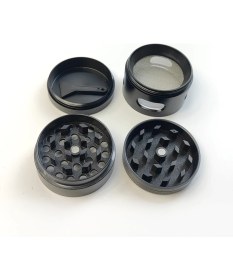 Resim Falconetti Mini Boy Siyah Renk 40 mm. Grinder Herbal Parçalayıcı pt96sy 
