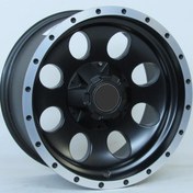 Resim ARC-644-05 8.0x16"-6x139 ET-1 110 Matt Black Lip Diamond Jant (4 Adet) 