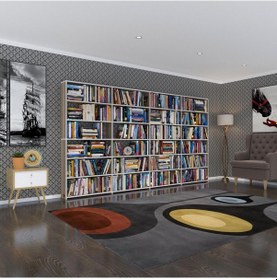 Resim Kenzlife Kitaplık Süper Ga Crd 180 320 19 6 Katlı 4 Bölme Çift Bölme Opsiyonlu Ofis Mutfak Banyo Dolabı Arkalıksız 