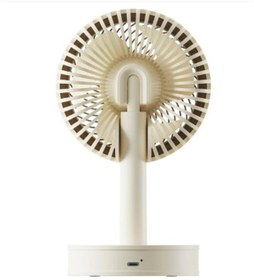 Resim Everest EFN14 Krem 1200mAh 3 Hız Kademeli Masaüstü USB Fan 