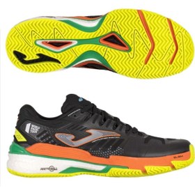 Resim Joma T.slam 2201 Siyah-fosforlu Turuncu Erkek Tenis Ayakkabısı 