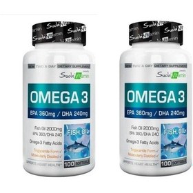 Resim Suda Vitamin Omega-3 100 Softgel Bigjoy 2 Li Paket 