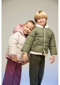 Resim Defacto Erkek Bebek Su Geçirmez Çok Renkli Cepli Şişme Mont C3462a525aukh82 Haki 