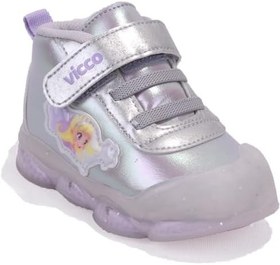 Resim Vicco Gemini 946B25K445 Gri Ortopedik Işıklı Kız Bebe Spor Bot 