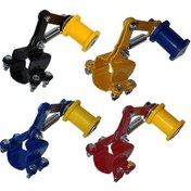 Resim Tongdashop 1 Adet Evrensel Off-road Motorcycle Zincır Gergi Ayarı, Sarı Dayanıklı Zincir Rehberi Tekerlek 