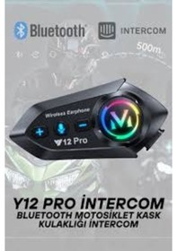 Resim Y 12 Pro İntercom Bluetooth 