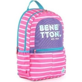 Resim Unıted Colors Of Benetton Çift Bölmeli Sırt Çantası 03752 Pembe 