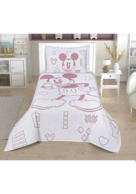 Resim Taç Disney Mickey Mouse Lisanslı Yatak Örtüsü 