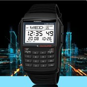 Resim Sunshine022 Retro Hesap Makinesi Kadın Erkek Yeşil Tarih Kronometre Alarmlı Dayanıklı Spor Saati Diğer 