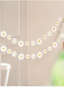 Resim Papatya Şekilli Duvar Süsü Banner 