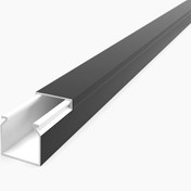 Resim Mutlusan 12X12mm Kablo Kanalı(Siyah) Sidem 