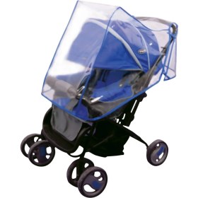 Resim Bebek Arabası Yağmurluğu - Mavi 