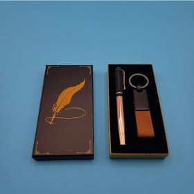 Resim Büro Ev Ofis Hediyesi İçin 2parça Roller Kalem Anahtarlık Seti 