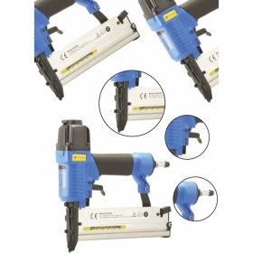 Resim Germany Steel Rongpeng Profesyonel Göstergeli Havalı Çivi Çakma ve Zımba Çakma Makinesi 120 Kapastesi 