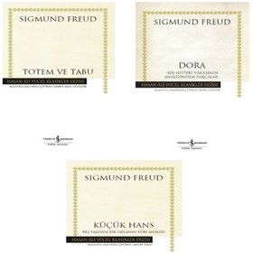 Resim Türkiye İş Bankası Kültür Yayınları Dora - Küçük Hans - Totem Ve Tabu / 3 Kitap Set - Sigmund Freud 